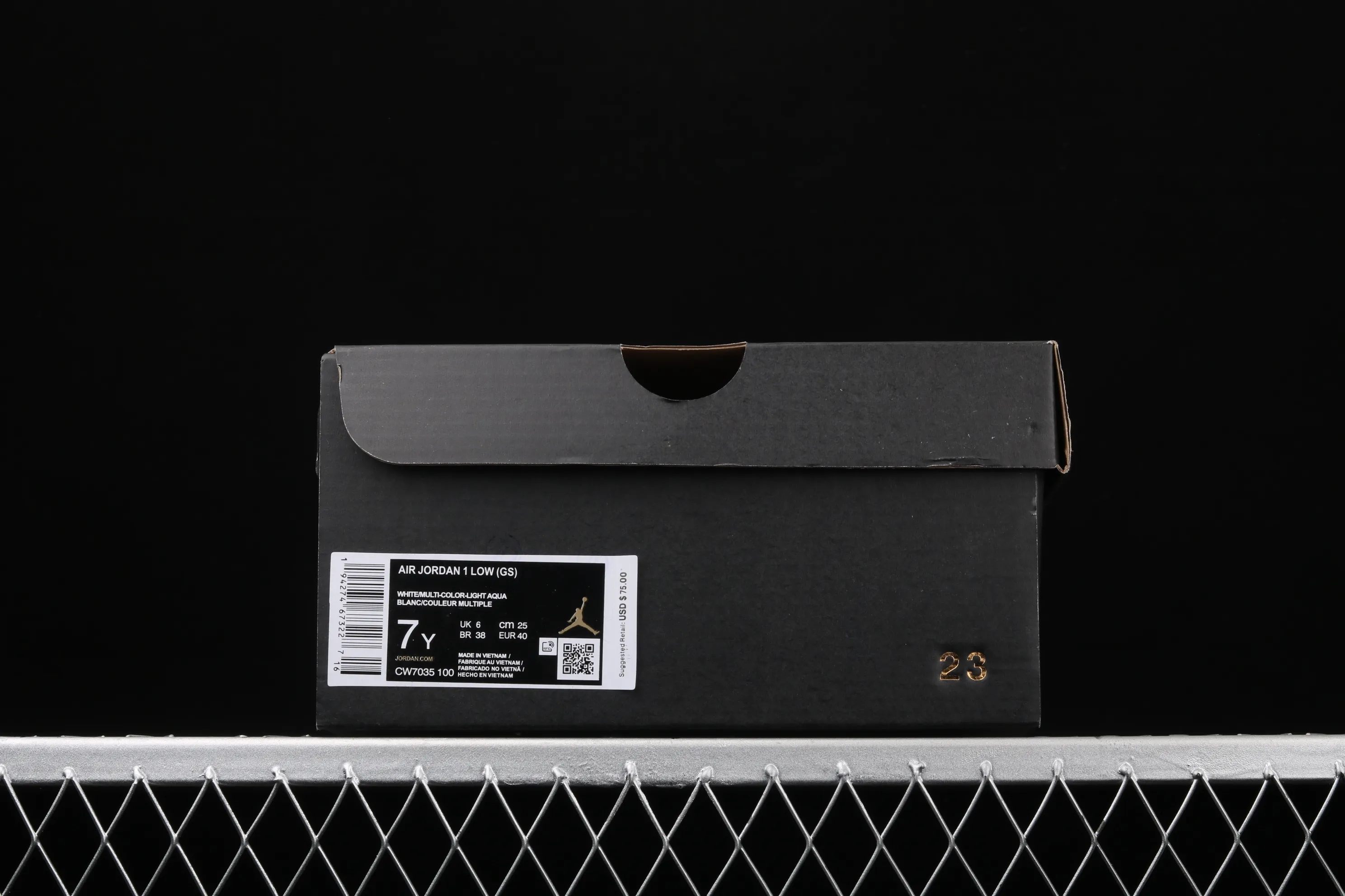 All categories Air Jordan Jordan series basketball shoes Air Jordan 1 Low New version Air Jordan 1 Low "White Multi" AJ1 Joe 1 four-color mandarin duck low-top top-layer leather cultural and leisure sports sneakers CW7035-100